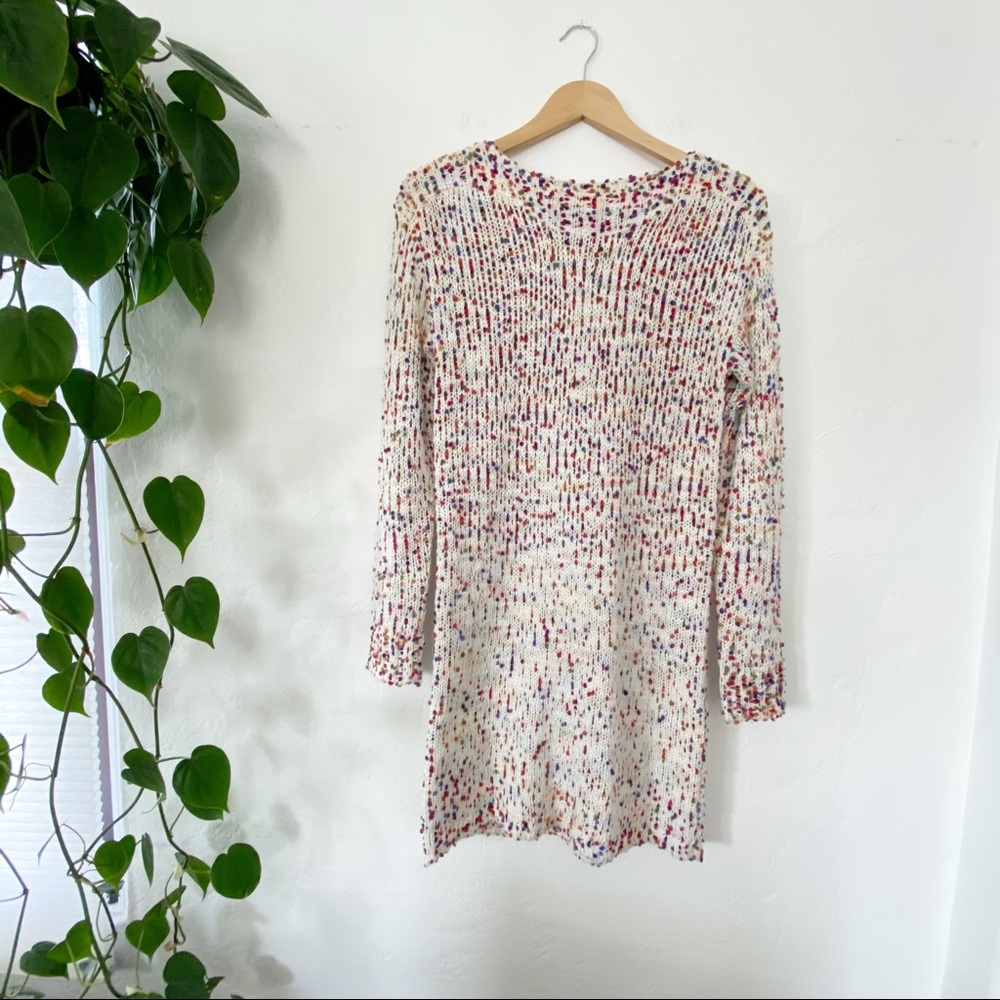 NWT BCBG Multi-Color Sweater Dress